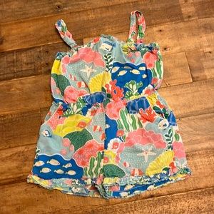 Mini boden toddler girls romper
